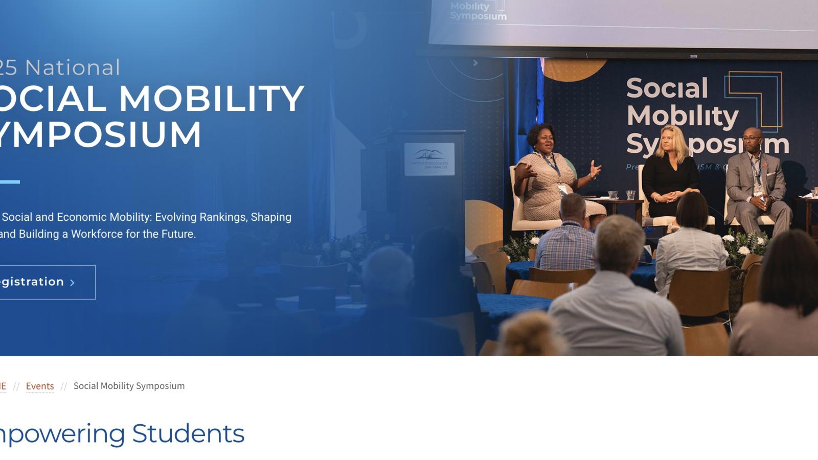 national social mobility symposium announcement