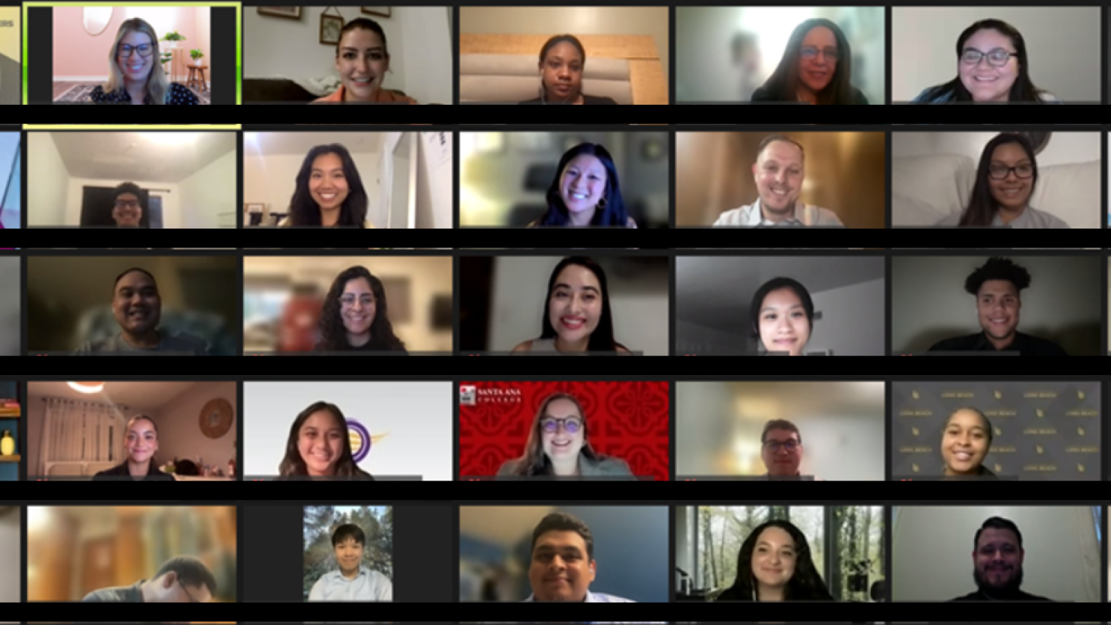 Zoom Attendees at a SCPD Event