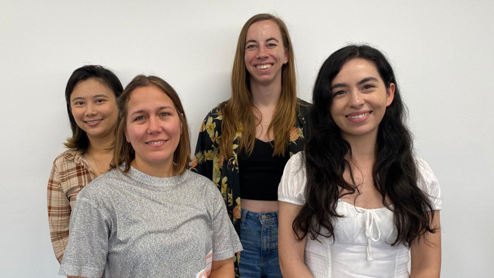 Raisa Hernandez Pacheco and student researchers