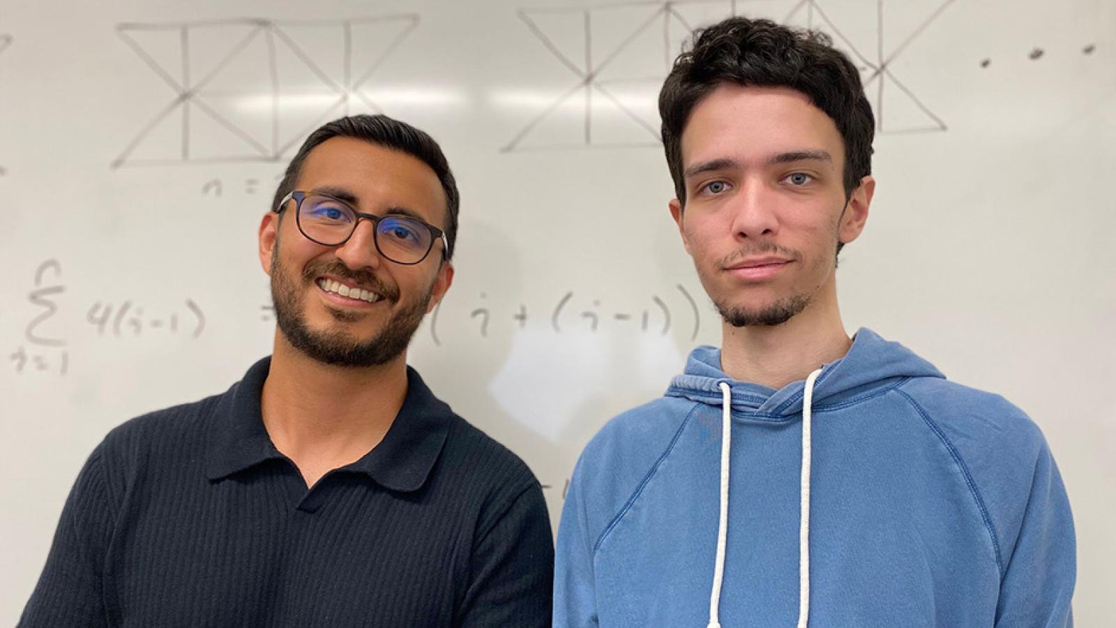 Antonio Martinez and student researcher