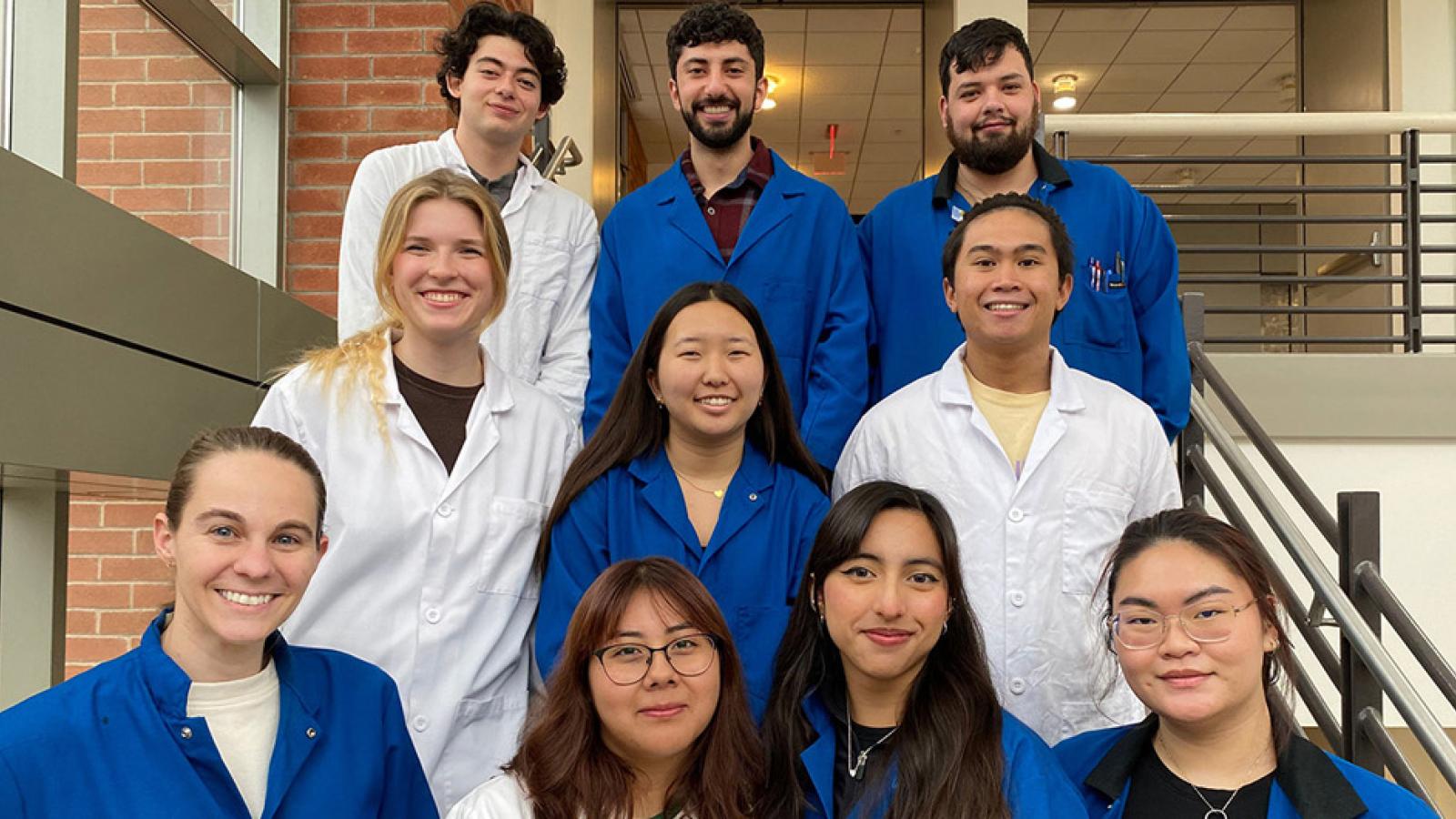Julie Wahlman and student researchers