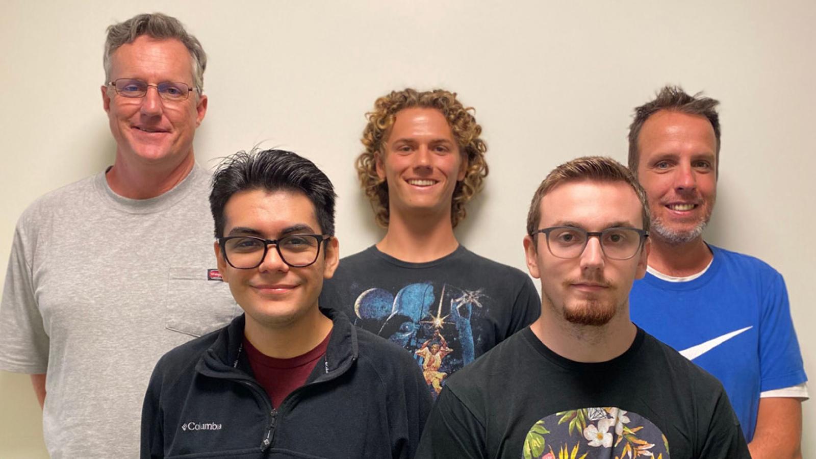 Ben Hagedorn and student researchers