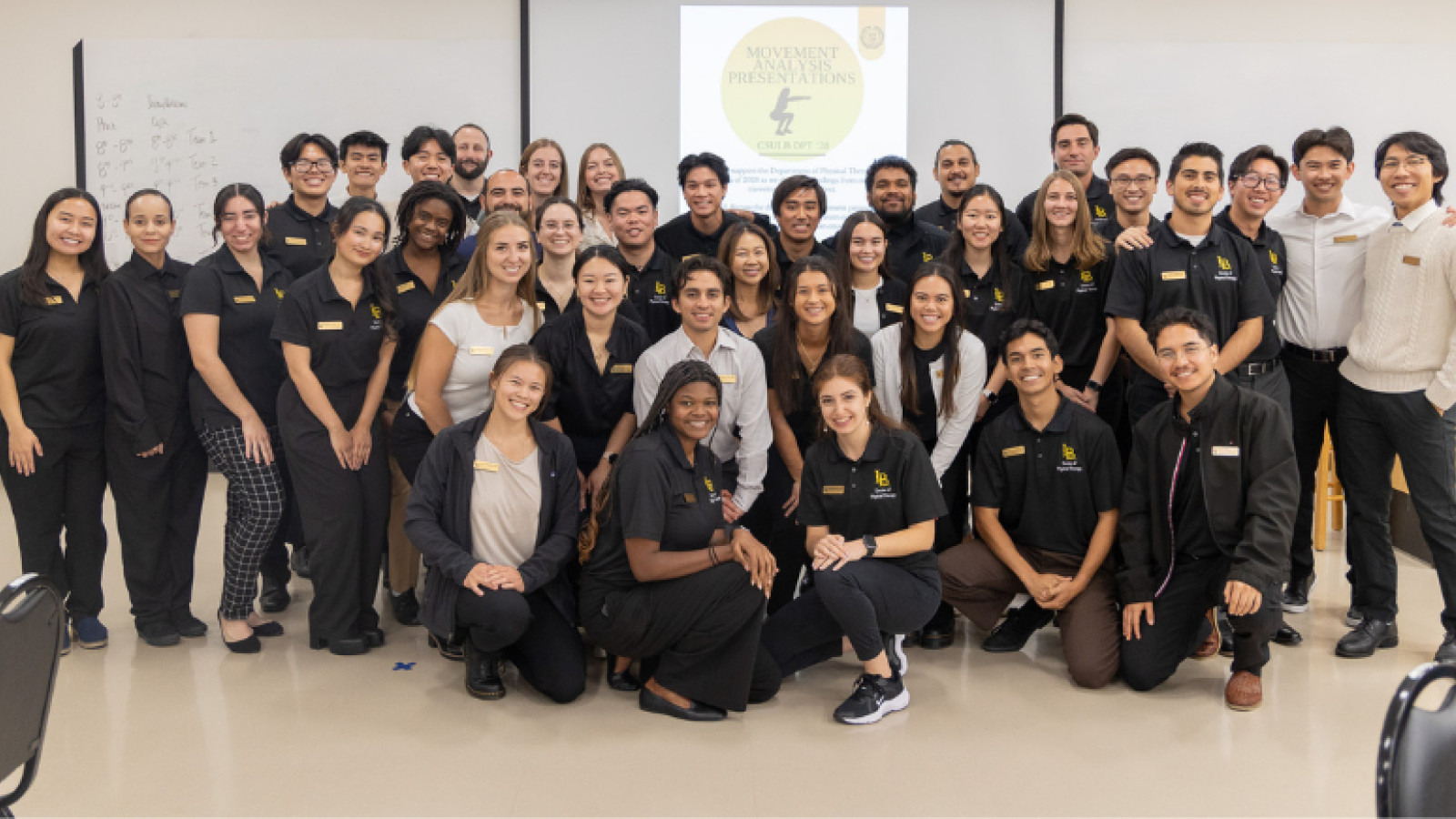 year one physical therapy students group photo