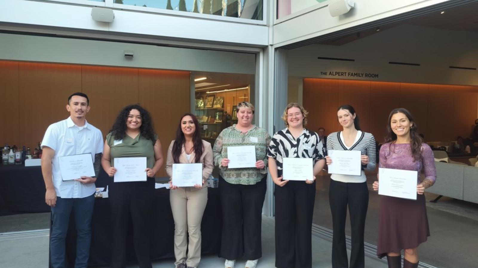 Geography scholarship winners SP26