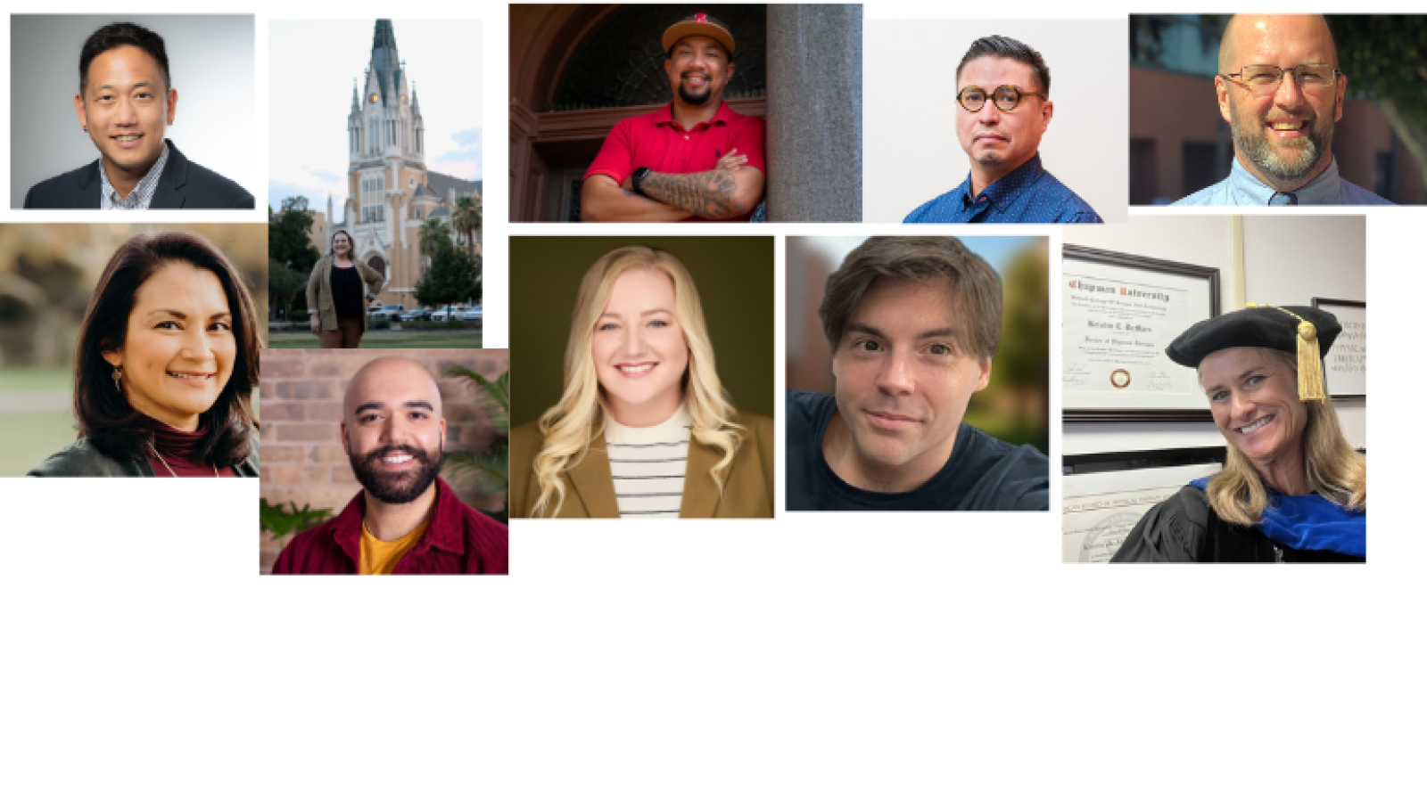 Tenure Track faculty collage