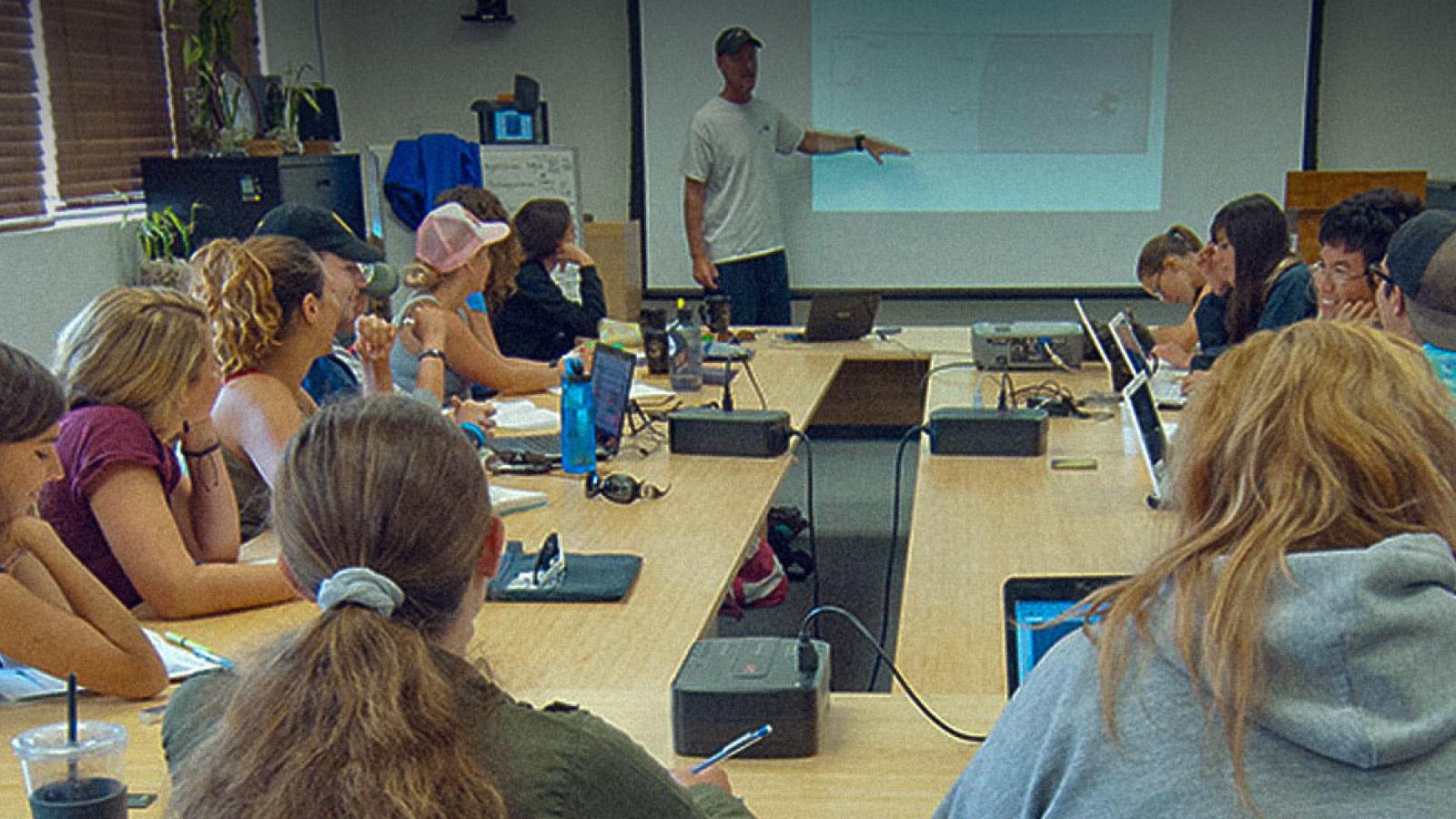 Students at a Marine Biology Workshop