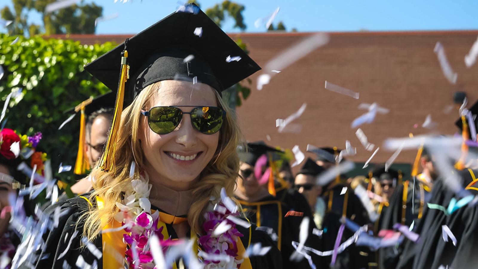 Saturday MBA Student at Commencement