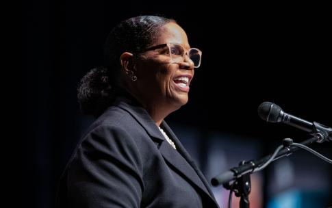 Provost Karyn Scissum Gunn speaks at Convocation 2022