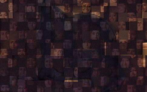 COLLAGE of faces