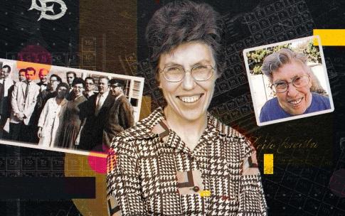 Collage of late professor Dot Goldish