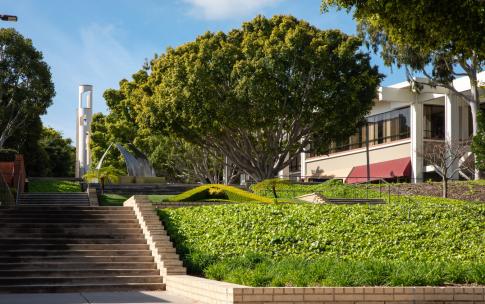 center stairs on campus