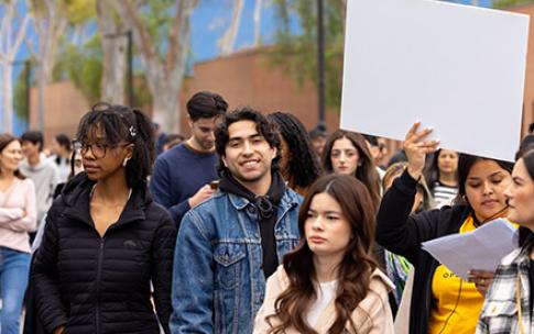 Newly admitted students exploring campus at 'Day at the Beach' 2024