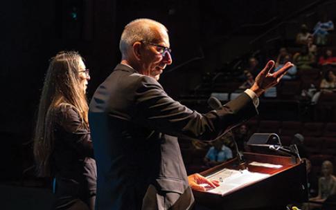 CSULB Acting President Andrew Jones at 2025 Convocation