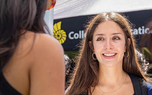 CSULB Student Camila Catron-Castillo at Week of Welcome