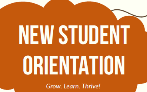 New student orientation banner