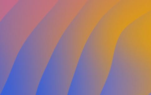 A wavy pattern in pink, blue and gold