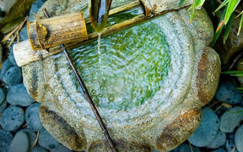 CSULB Japanese Garden Water Feature