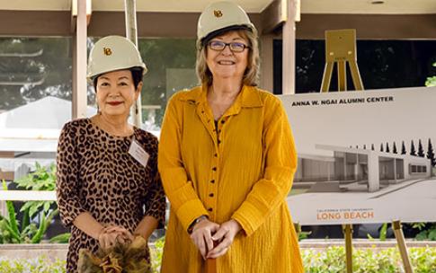 alumni center groundbreaking