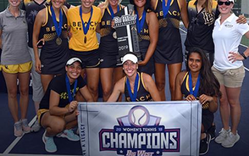 Long Beach State womens tennis team
