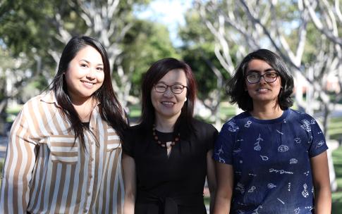 Aivanna Padilla, Jasmine Yur-Austin, Saloni Buddhadeo A.A.C.S.B. 2019 C.S.U.L.B.  C.O.B