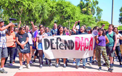 Defend Daca Protests on CSULB campus
