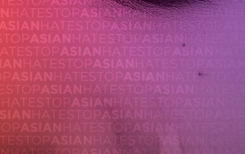 Asian American crying illustration