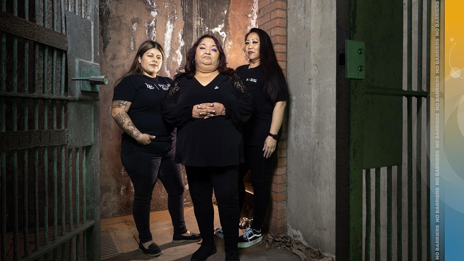 Selena Lopez, Irene Sotelo and Wynn Nguyen from Project Rebound