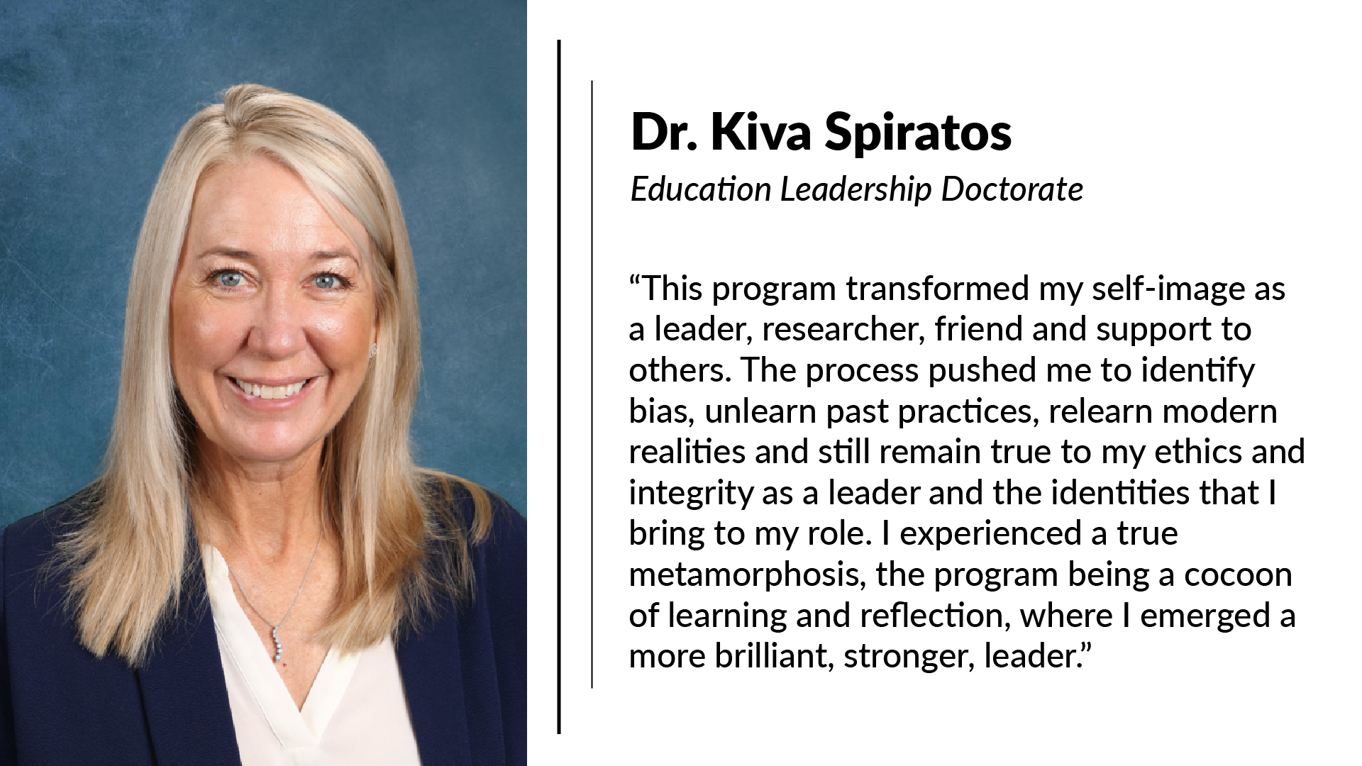 Dr. Kiva Spiratos Testimonial