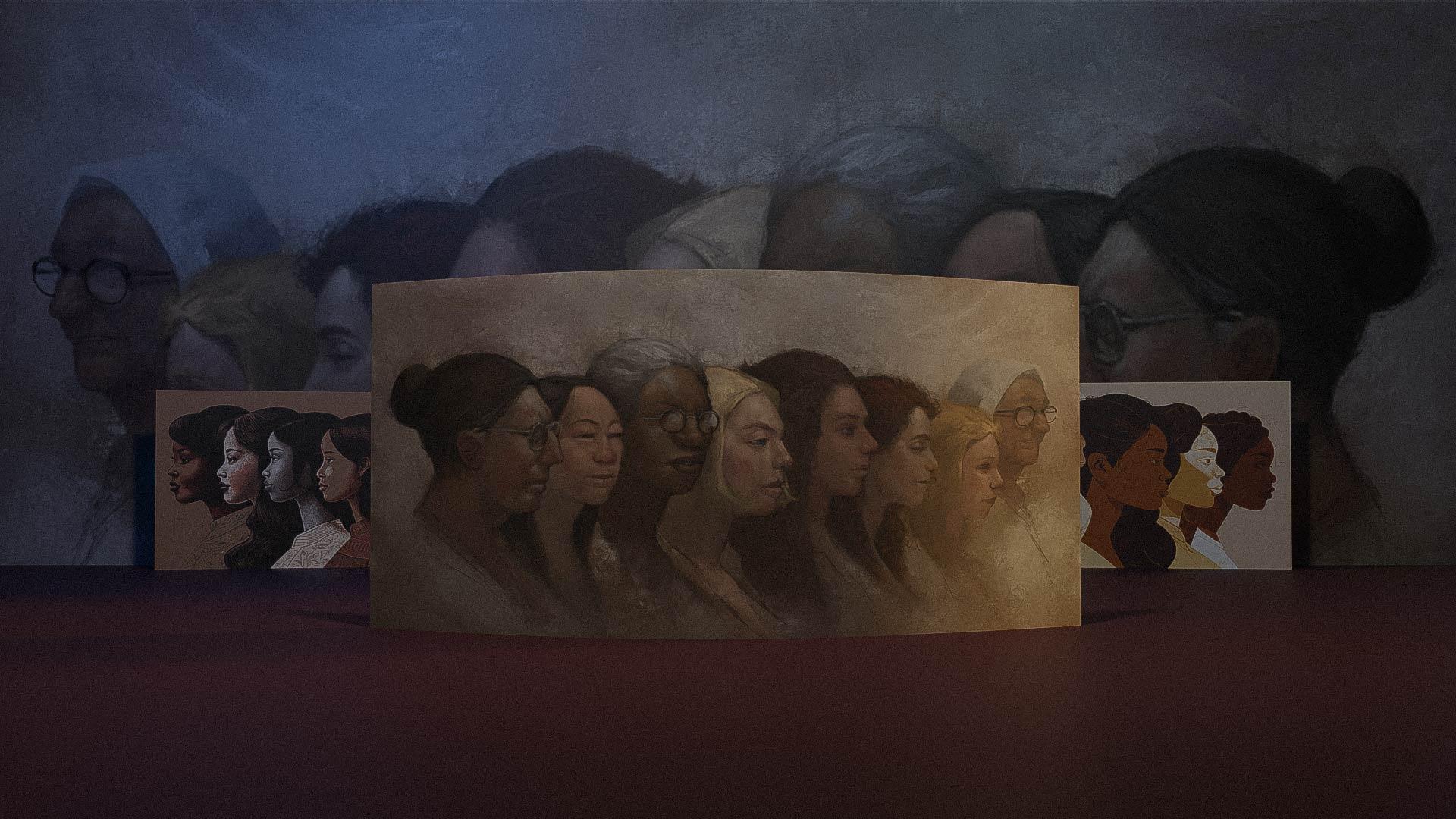 Womens History month illustrration