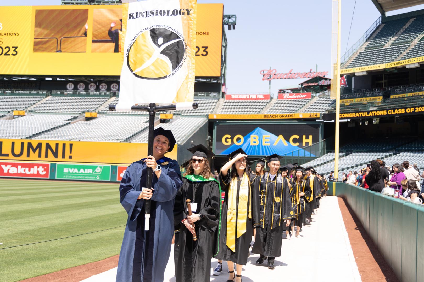 Kinesiology students graduating