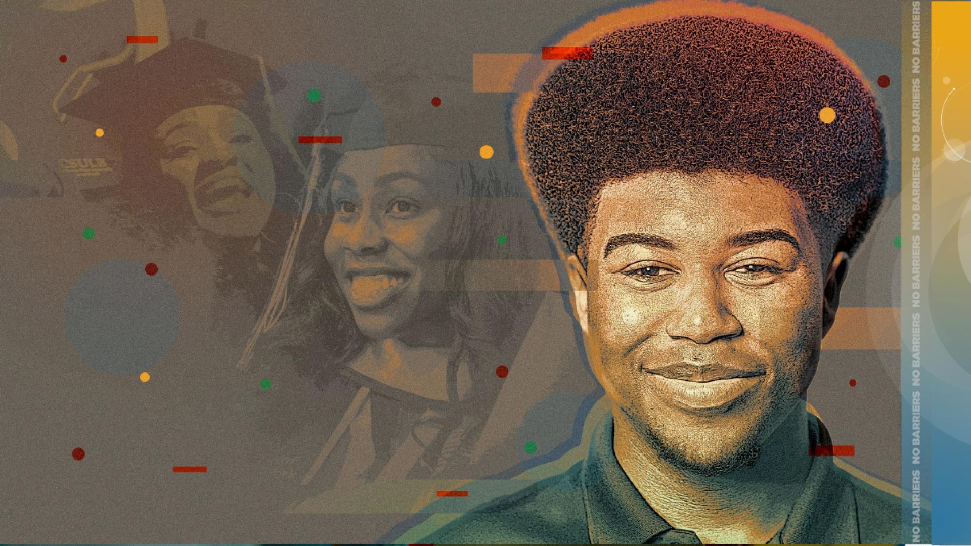 Photo Illustration of CSULB students