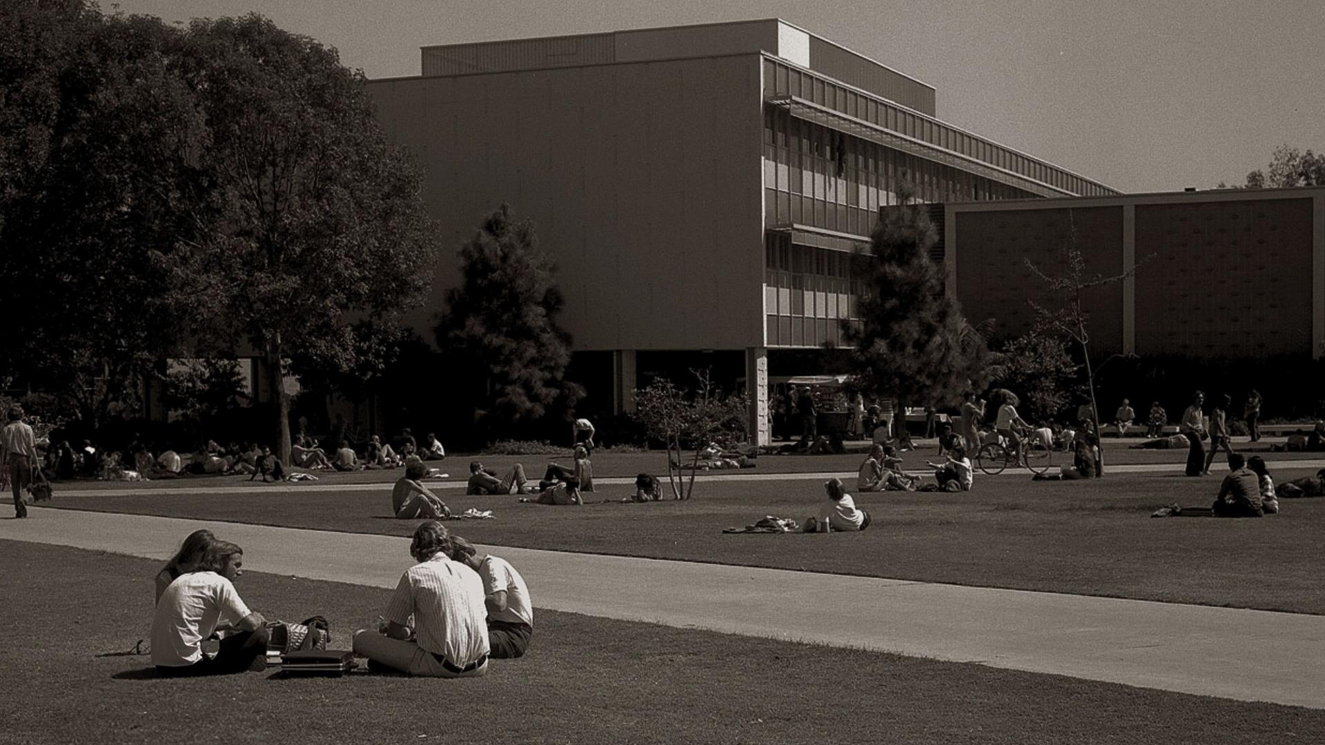 Vintage photo of campus