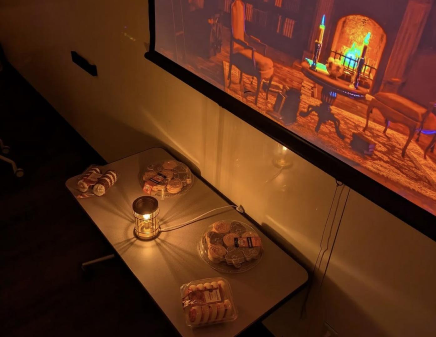 orange room