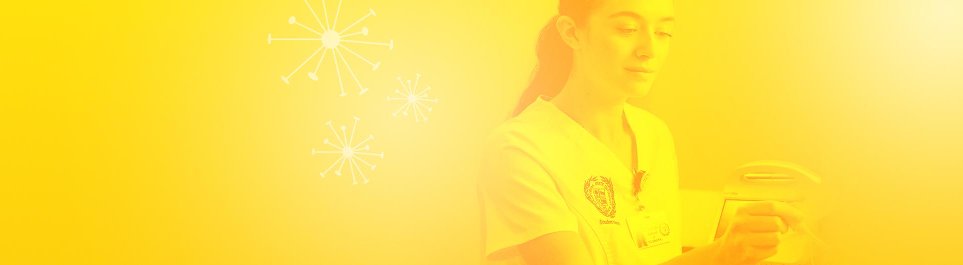 Nursing student banner