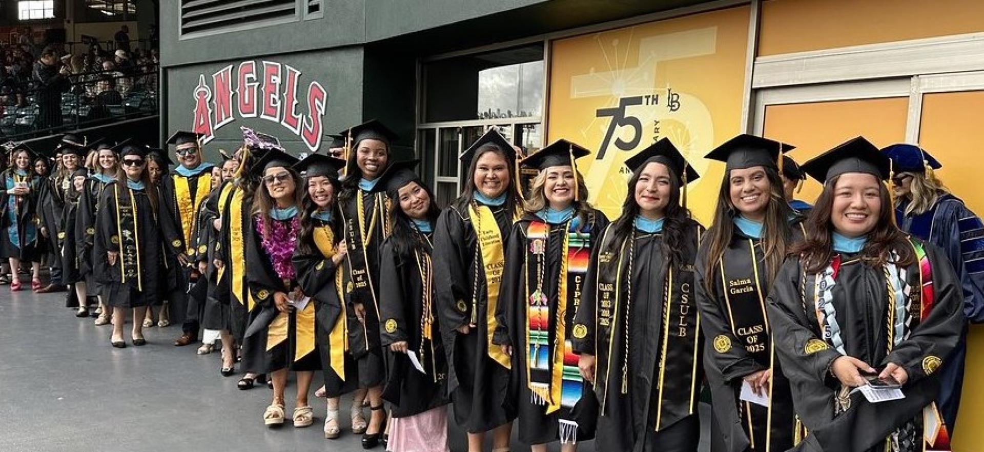 Graduates at Angel Stadium
