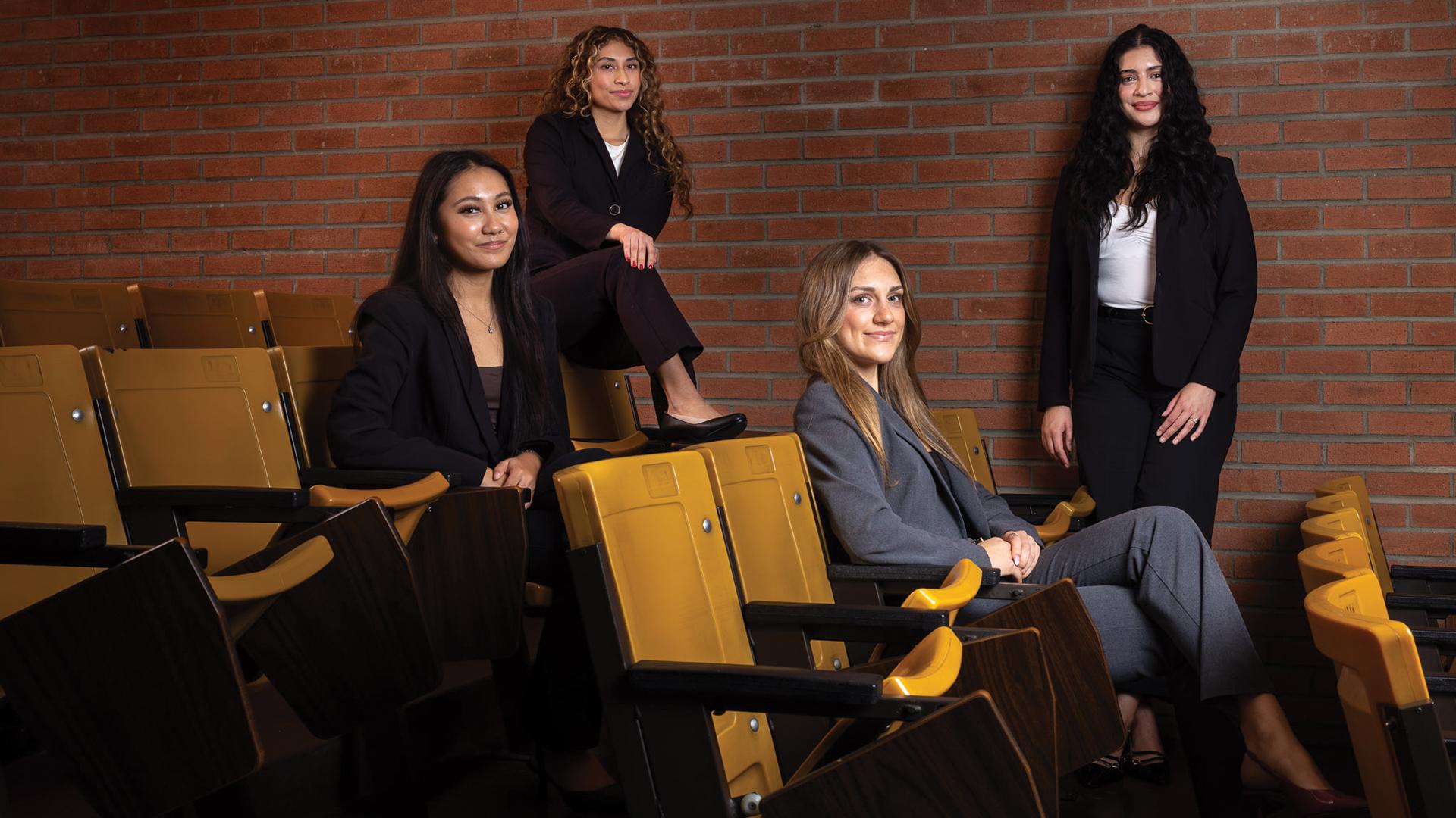 Members of the CSULB Moot Court team