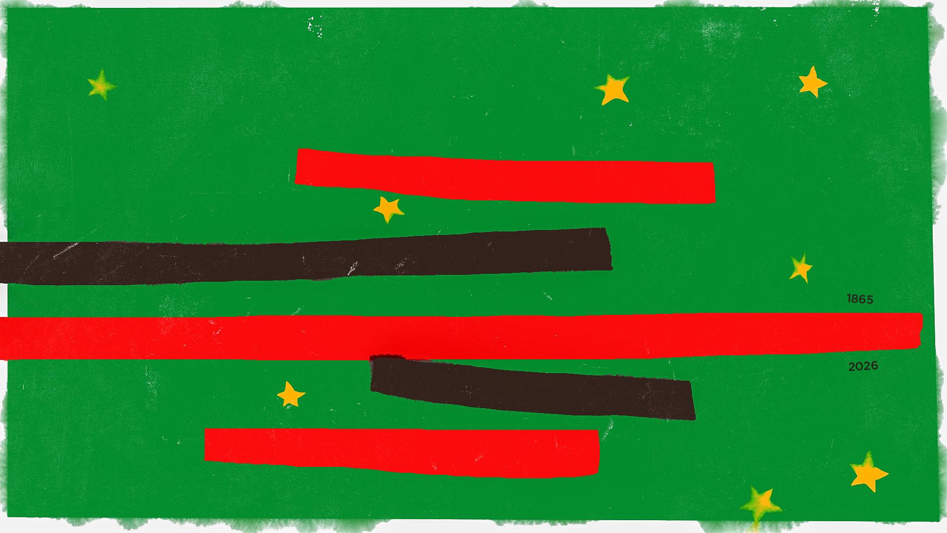 Juneteenth design graphic