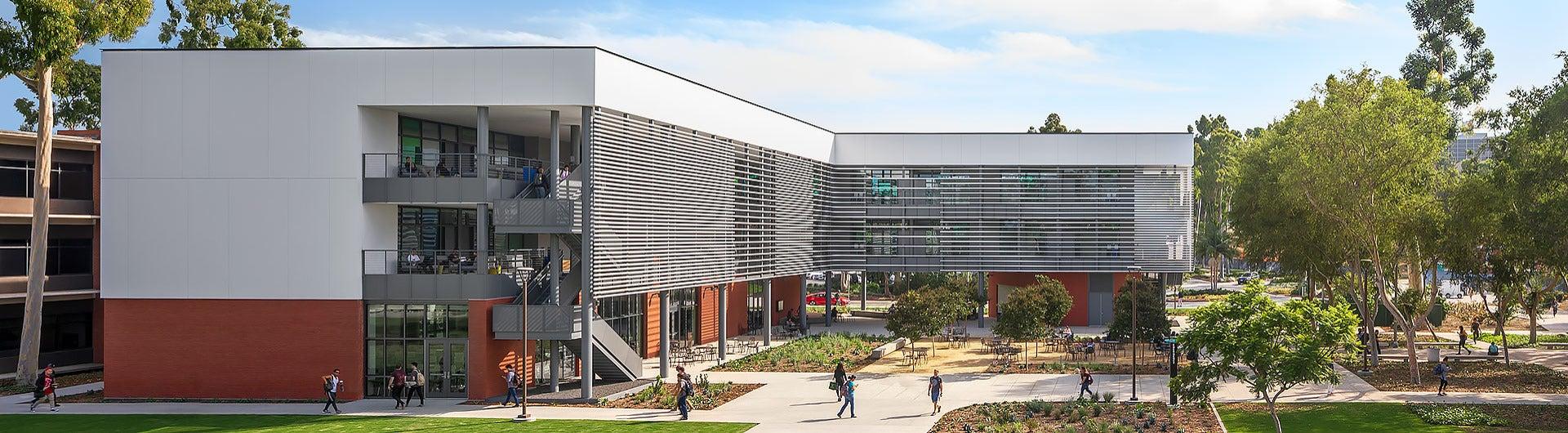 Decorative banner: PaCE building at CSULB