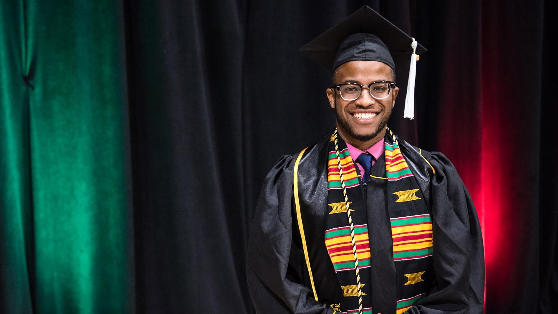 African American student graduate