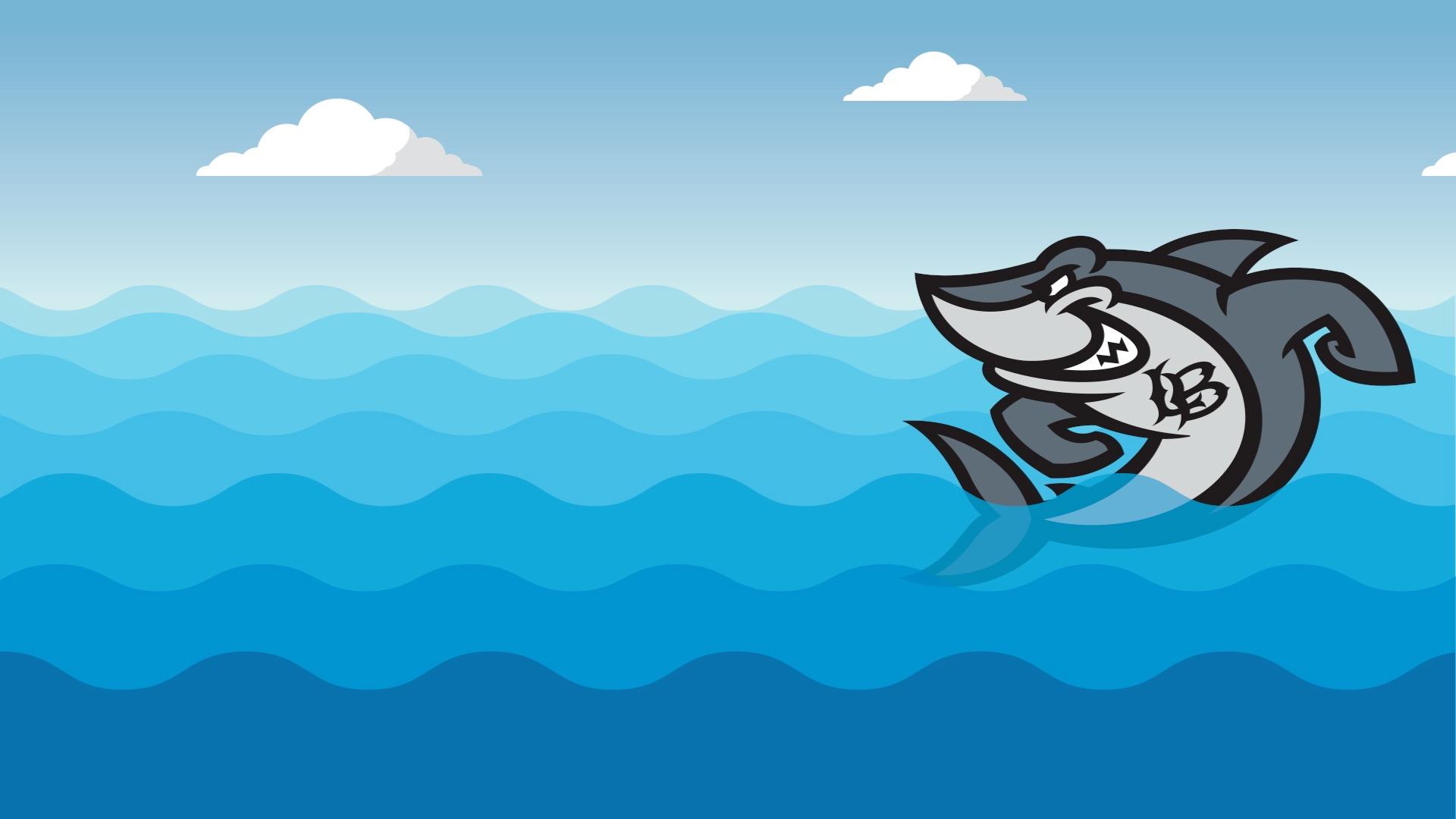 The Beach new shark mascot.