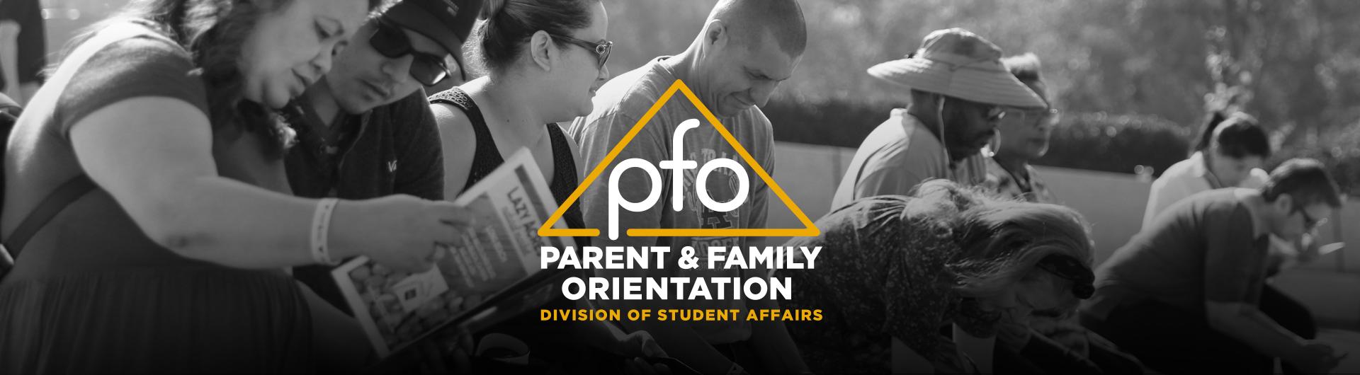 Banner for Parents & Family Orientation