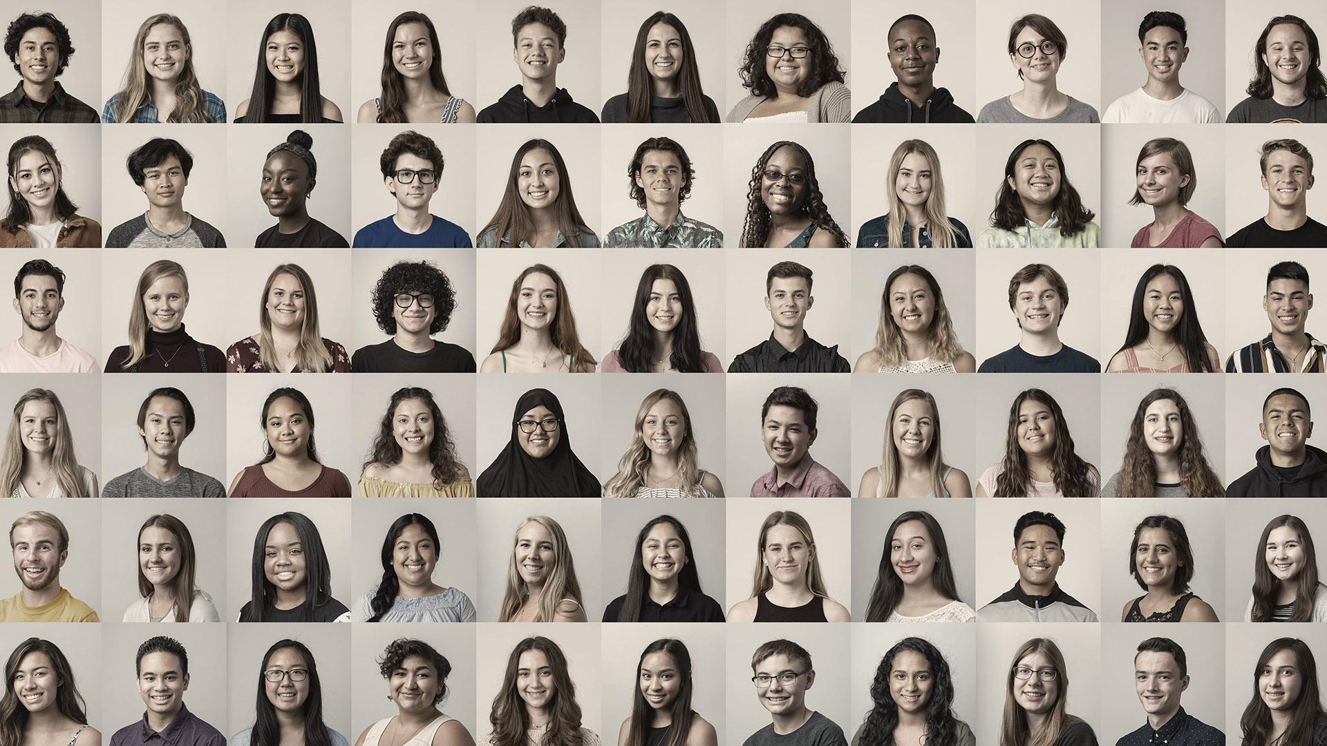 Collage of President's Scholars students