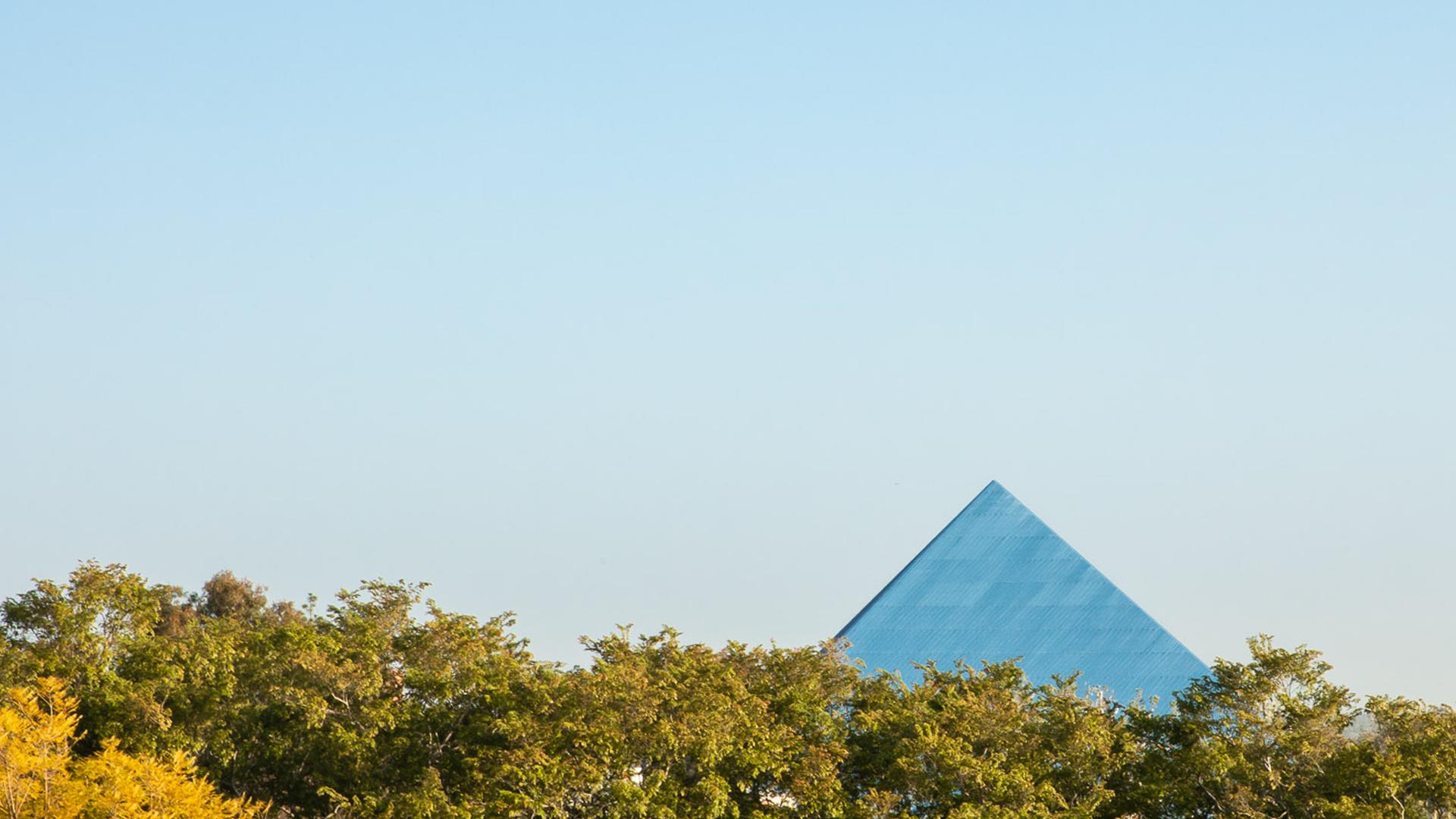 Pyramid in the distance