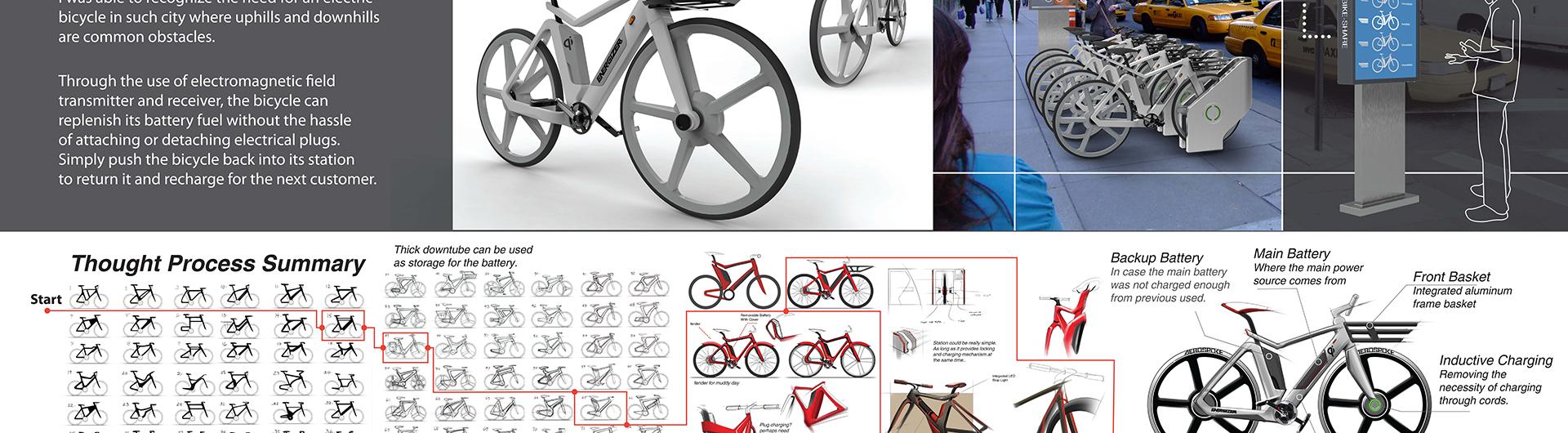 Industrial Design bike share concept presentation