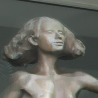Filler image of a statue