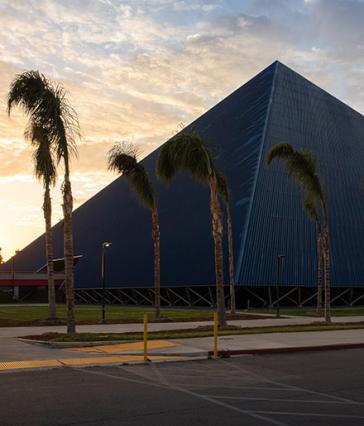 Pyramid at sunrise