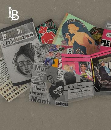 Zines about reproductive justice during Women's History Month