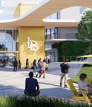 A rendering of the new University Student Union