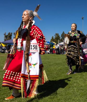 Native American dancers at CSULB Pow Wow 2025