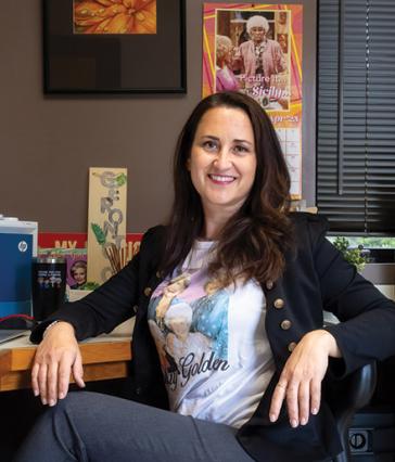 CSULB faculty member Maria Carpiac in her office